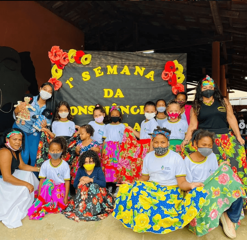 Foto da Primeira Semana da Consciência Negra.